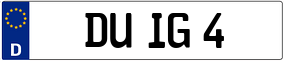 Truck License Plate